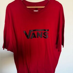 Vans Bold Red Tee with Black Logo - New with tags 2xl